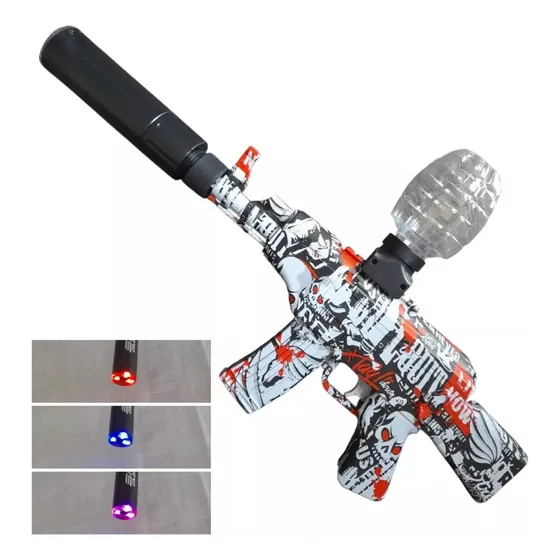 Pistola Hidrogel Recargable Usb Ametralladora Automática
