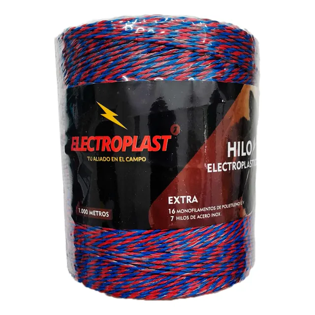 Hilo Electroplastico 7 Hebras 1000 Metros Alambrados Boyero