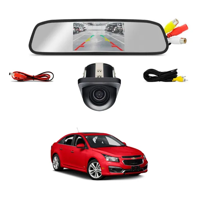 Kit Camera Retrovisor Chevrolet Cruze 2015 2016