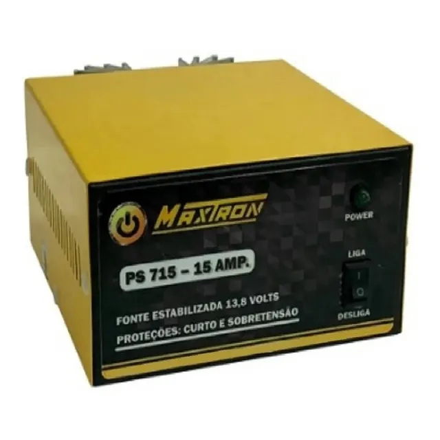 Fonte 15amp. Estabilizada Linear 13,8v Radio Px Py 12 Volts