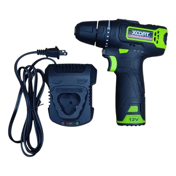 Taladro Inalambrico De Litio, 12v, Marca Xcort.