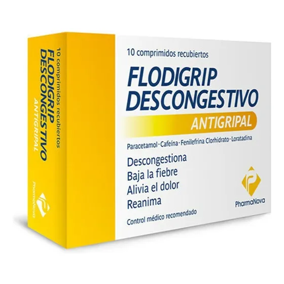 Flodigrip Descongestivo  10 Ta