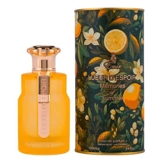 Perfume unisex Paris Corner Emir Lueur d'Espoir Memories of Summer Edp, 100 ml