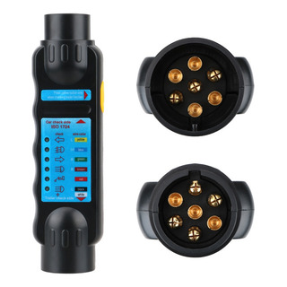 Teste Carro Reboque Plug Tomada 12v 7 Pinos Pronta Entrega! Teste Carro Reboque Plug Tomada 12v 7 Pinos Pronta Entrega!