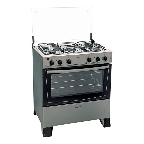 Cocina A Gas James 5 Hornallas C150 B Titanium La Tentación