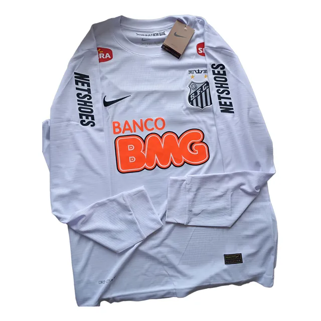 Camiseta Santos Manga Larga Neymar Retro Fútbol