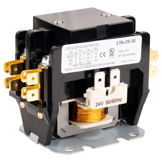 Bobina Ultra Duradera De 2 Polos, 30 Amperios, 24 V Ca De Bl