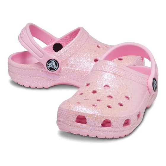 Sandália Infantil Classic Clog T Gliter Rosa 2069926s0 Crocs