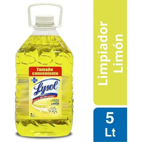 Limpiador Líquido Desinfectante Limón 5lts Lysol