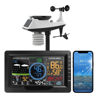 Estação Meteorológica Q9 Com Anemômetro De Vento Conectado Estação Meteorológica Q9 Com Anemômetro De Vento Conectado