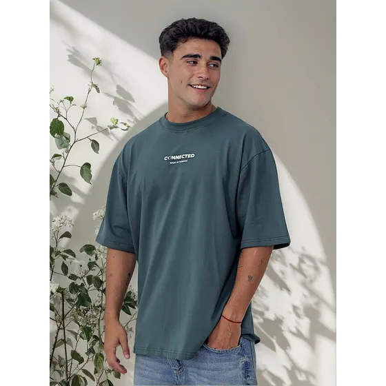 Remera Algodon Oversize Calidad Premium Basica Unisex Corta