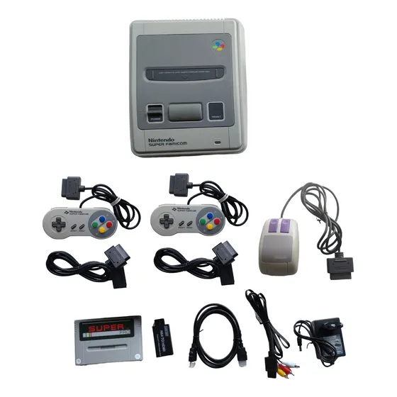Super Nintendo / Super Famicom De Los Años 90 Muy Completo