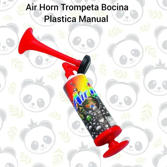 Air Horn Trompeta Bocina Manual Plástica Para Fiestas