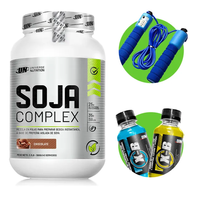 Soja Complex 1.5kg Proteína Un Chocolate + Regalos
