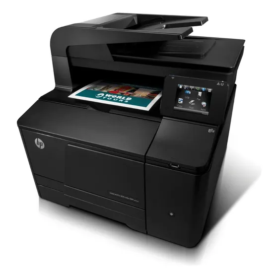 Impresora Multifuncional Color Laser Hp M-276 M276nw Red Wif