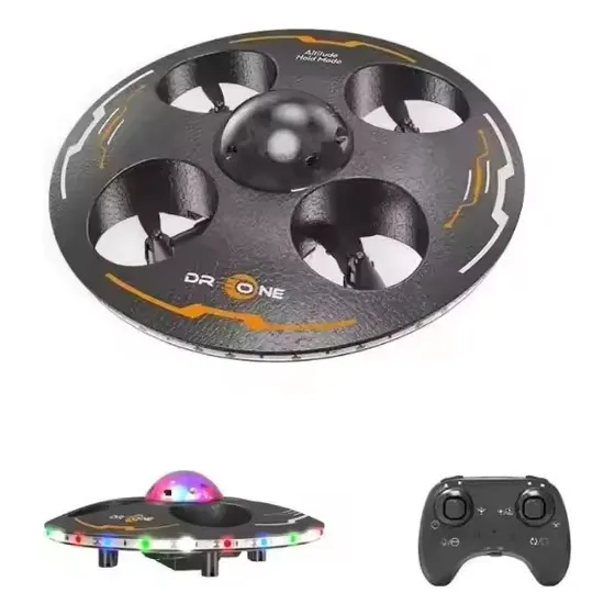 Drone Ovni Ufo Control Remoto Sensor 2.4 Ghz Luz Led Color NEGRO - 270014