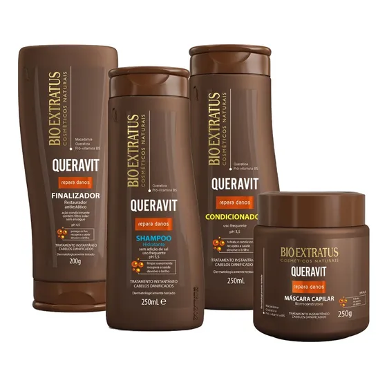 Queravit Recuperação Cabelos Danificados Bio Extratus