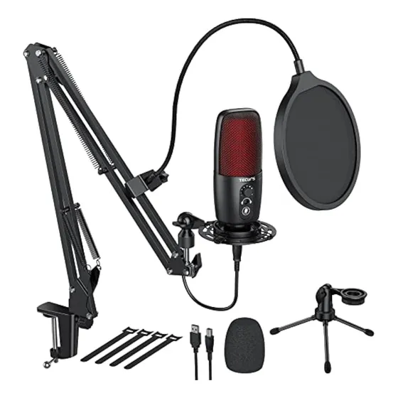 Tecurs Micrófono Usb, Kit De Micrófono De
