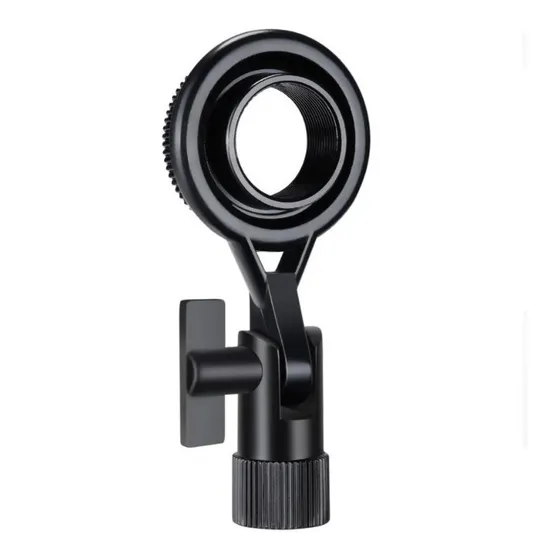 Clip Shock Mount Cachimbo Rosca Clip Suporte P/ Microfone