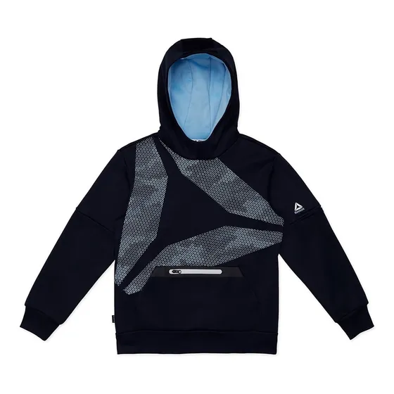 Hoodie Sweater Reebok Navy Blue Para Niño Importado