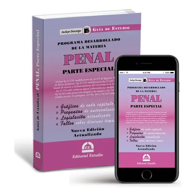 Guía De Estudio Penal Especial (libro Fisico+libro Digital)