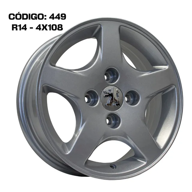 Llantas Aleacion Peugeot Rodado 14 Juego X4