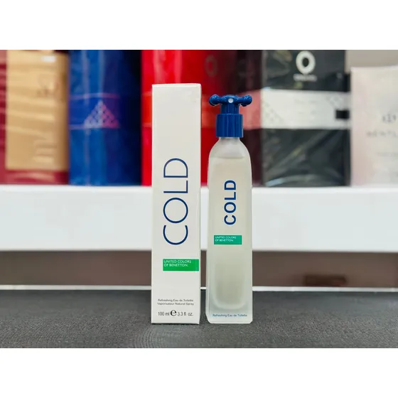 Perfume Benetton Cold 100ml Edt Caballero 100% Original