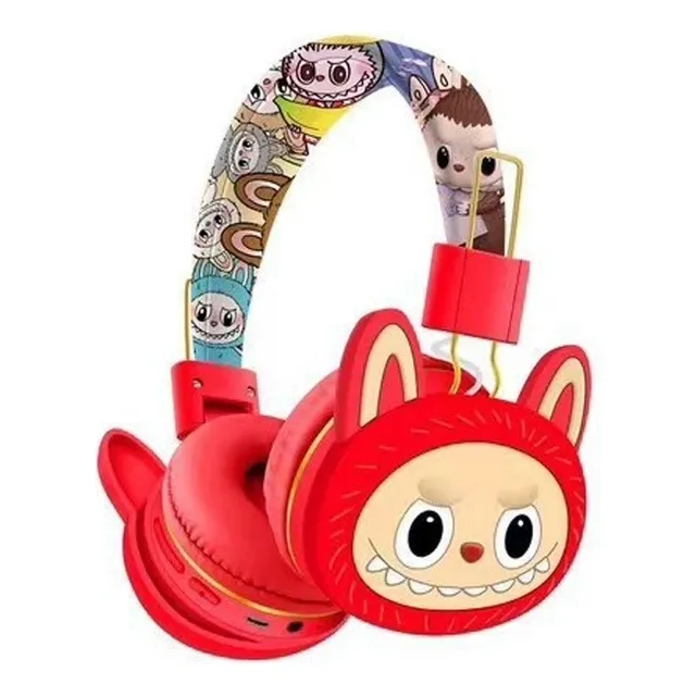 Audífonos Diadema Labubu Inalambrico Bluetooth Recargable