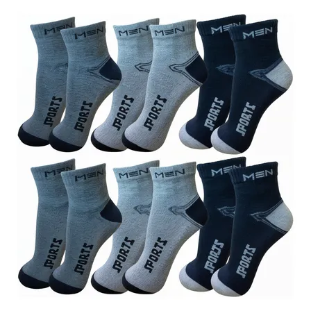 Kit 12 Pares Meias Cano Medio Casual Atacado Original