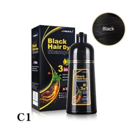 Hair Dye Shampoo Tinte 3 En 1 Meidu 500 Ml Original