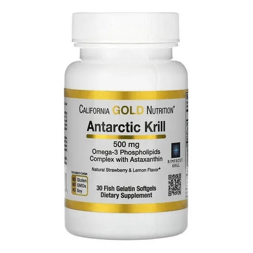 Aceite De Krill Oil Epa 30 Capsulas Omega 3 Dha Eg A61 Sabor Nd