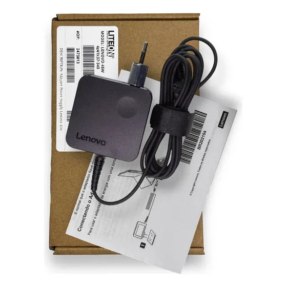 Fonte Carregador para notebook Lenovo Ideapad s145 110 320 310-15isk 20v 2.25a 45w pa-1455LN PA-1455Lb 510 520 710 720