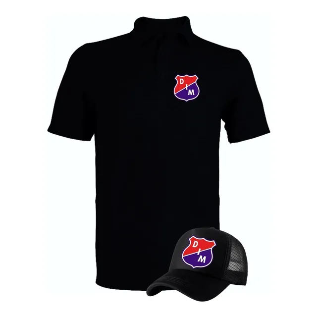 Camiseta Tipo Polo Dim Medellin Futbol Obsequio Gorra