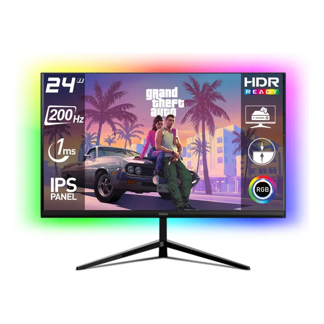 Monitor Gamer Rgb 24 Full Hd 200hz  Krom Kertz 1ms Hdr