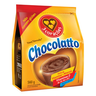Achocolatado Em Pó Chocolatto 560g 3 Corações Achocolatado Em Pó Chocolatto 560g 3 Corações
