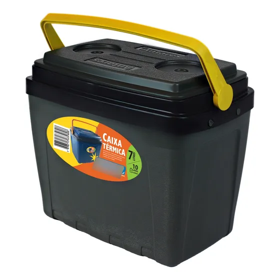 Caixa Termica Cooler 7 Lt 10 Latas Portátil Com Alça Praia