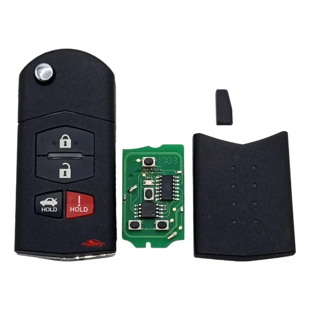 Llave Control Chip Mazda 3 6 2010 2011 2012 2013 2014 4btn