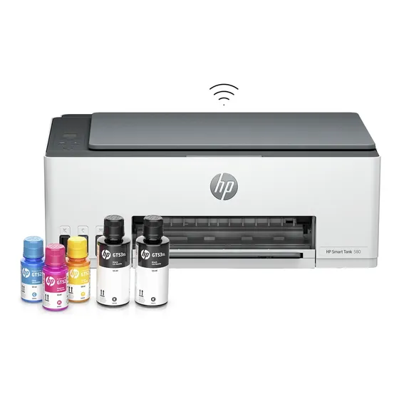 Impresora Multifuncional HP Smart Tank 580 Sistema Continuo Wi-Fi 1F3Y2A