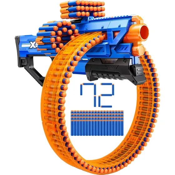 Pistola Lanza Dardo X-shot Insanity Mad Mega Barrel 72 Dardo