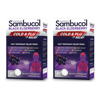 Tabletas Para Aliviar El Resfriado Y La Gripe Sambucol Black Tabletas Para Aliviar El Resfriado Y La Gripe Sambucol Black