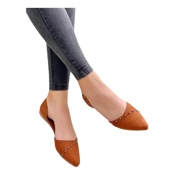 Calzado Casual Elegante Para Dama Baleta Plana