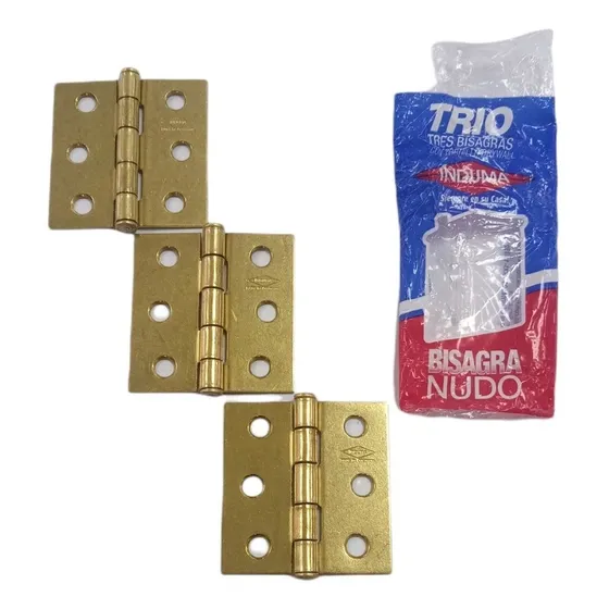 Bisagra Nudo S/rolinera Induma 3x3 (trio) Bi420