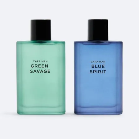 Blue Spirit 100 Ml + Green Savage 100 Ml / Zara Man Edp