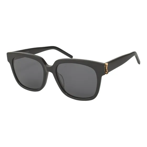 Saint Laurent Sl M40 003 Square Shape Black Ocean Negro Negro Negro Negro