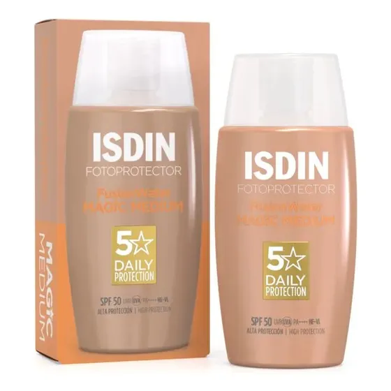 Fotoprotector FPS 50 Isdin Fusion Water Magic Color medium crema 50 mL