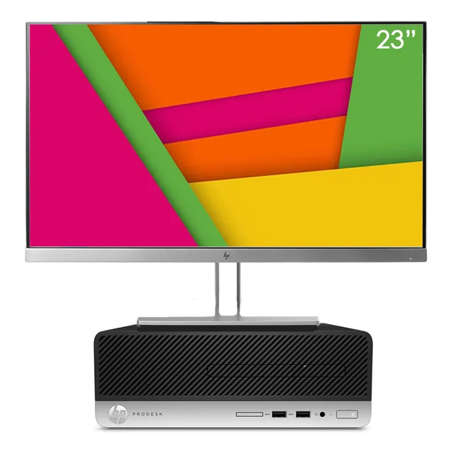 Computador Hp I5 9th Ram 8gb Ssd 240gb Win 11 + Monitor 23