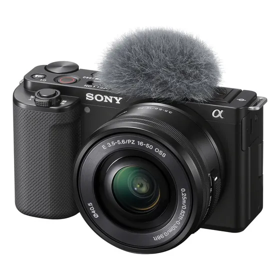 Câmera Mirrorless Sony Zve10 Apsc 24,2 Mp 4k + Lente 16-50mm