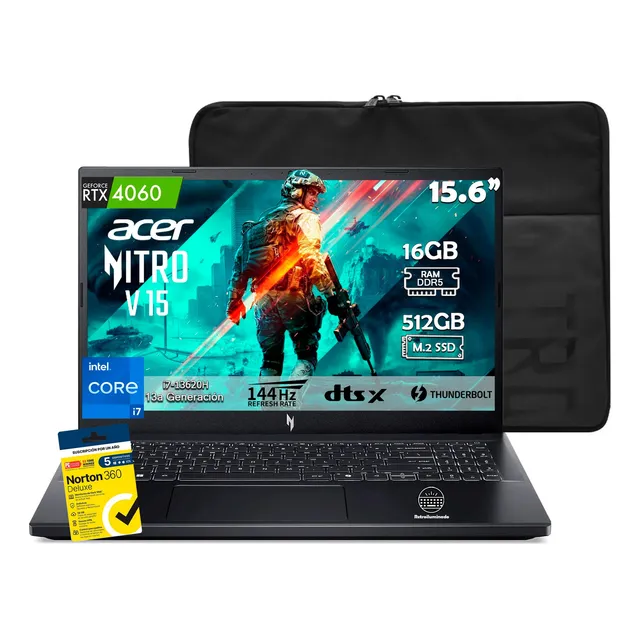 Laptop Gamer Acer Nitro V Core I7-13620h 512gb 16gb Rtx4060
