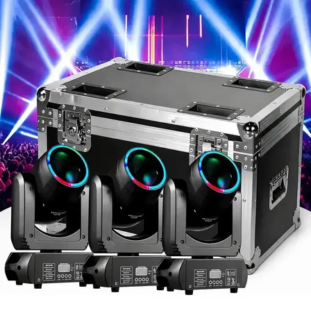230w Moving Head Led Beam 3 Luzes Com Case Para Iluminação 127/220v