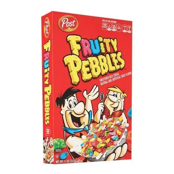 Fruity Pebbles Cereal Picapiedra Frutas 311 Gr